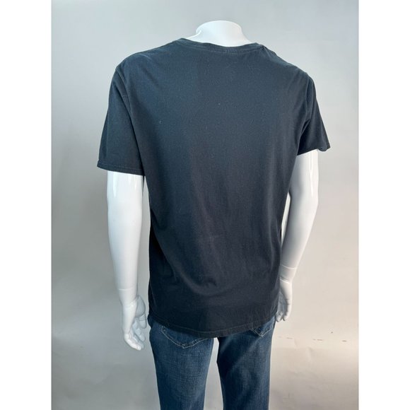 Anvil Ring Spun Bill Murray Santa Holiday TShirt Lg Black Cotton - Picture 4 of 16